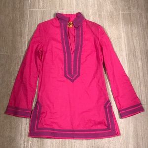 Pink/purple Tory Burch tunic - sz 2